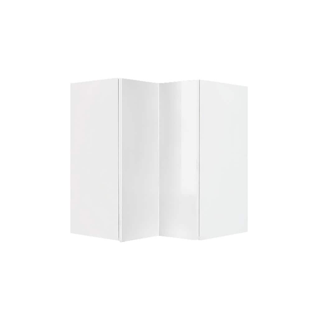 Valencia Assembled 24 in. W x 12 in. D x 42 in. H in Gloss White Plywood Assembled Lazy Susan Wall Kitchen Cabinet price history on PriceWatchPro