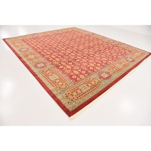 Palace Jefferson Red 10' 0 x 11' 4 Square Rug