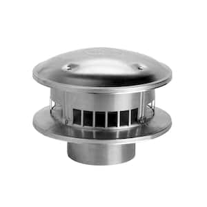 Model RV Type B Gas Vent 6in. Steel Round Gas Vent Top