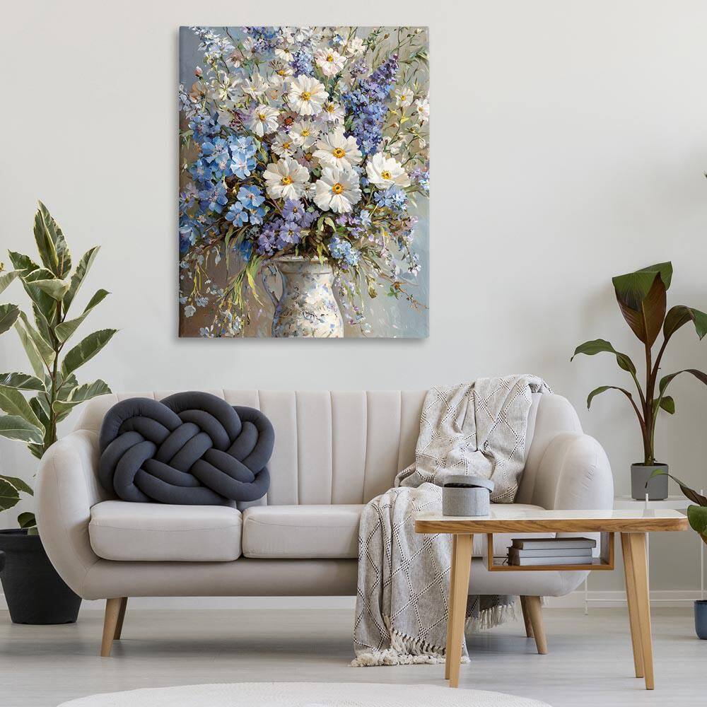 Flowers in Chinoiserie Vase by Franklyn Gregory Unframed Nature Graphic Art Print 48 in. x 36 in. price history on PriceWatchPro