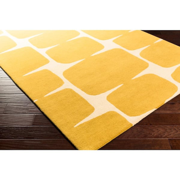 Vorina Mustard 5 ft. x 8 ft. Area Rug