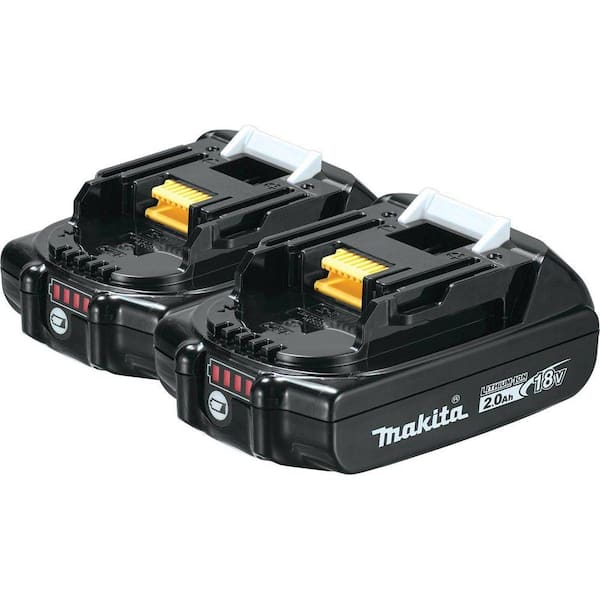 Makita 18V LXT Lithium-Ion Compact Battery Pack 2.0Ah with Fuel Gauge  BL1820B - The Home Depot