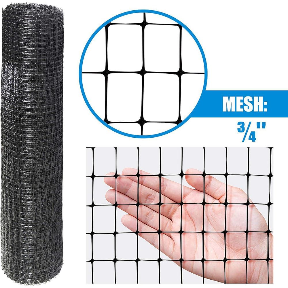 7 ft. x 100 ft. x 3/4 in. Black Plastic Multi-Purpose Deer Net price history on PriceWatchPro