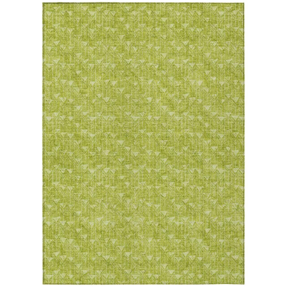 Chantille ACN514 Aloe 5 ft. x 7 ft. 6 in. Machine Washable Indoor/Outdoor G