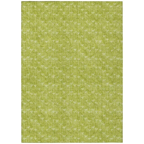 Addison Rugs Chantille ACN514 Aloe 5 ft. x 7 ft. 6 in. Machine Washable Indoor/Outdoor Geometric Area Rug