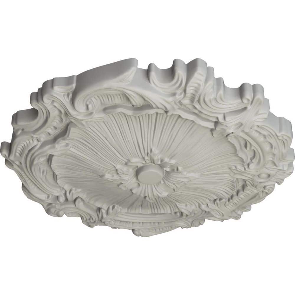 Pot of Cream Polyurethane Traditional Ceiling Medallion