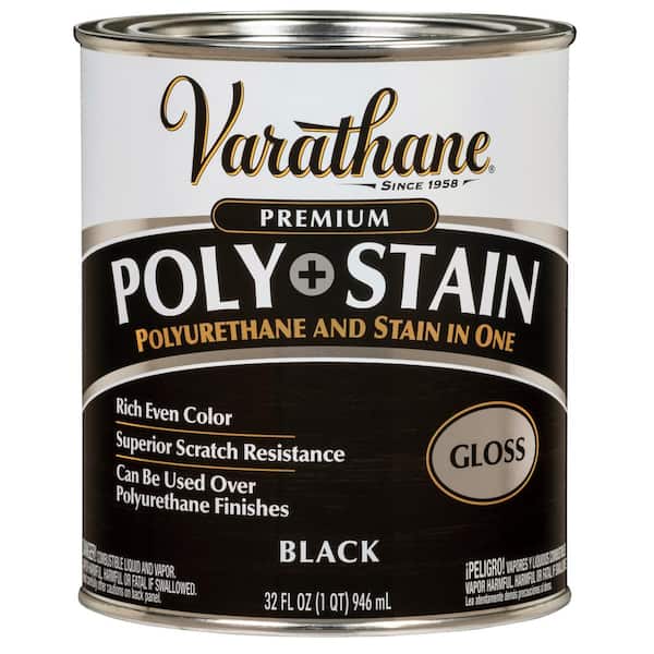 Varathane 1 Qt. Black Wood Interior Gel Stain (2-Pack)