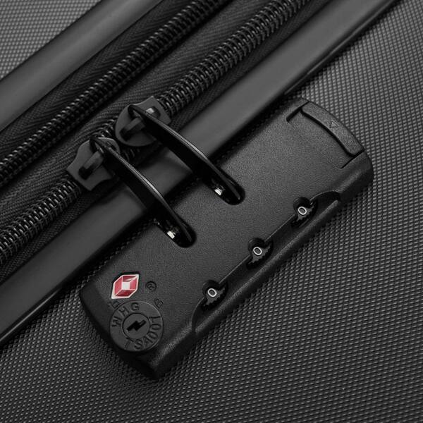 SPICA P.V.ケース ブラック 新品　5点セット LIVACA 5-Piece Black ABS Plastic Hardside Expandable Luggage Set