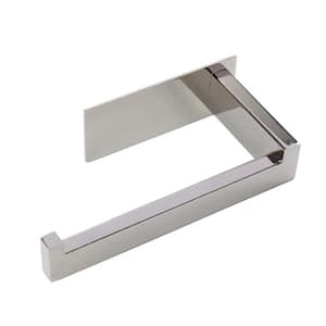 Self Adhesive Type Stainless Steel Toilet Paper Holder Paper Roll Hanger in Polish Chrome