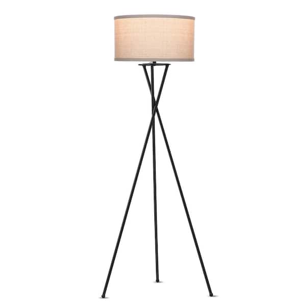Black Standing Tripod Floor Lamp, Stand Alone Lamps Nz