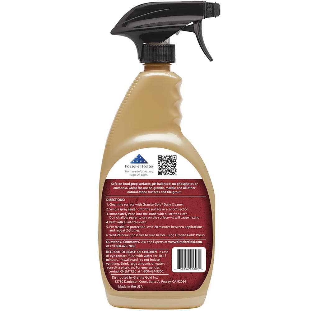 Granite Gold 24oz Clear Water-Based Stone Sealer Spray