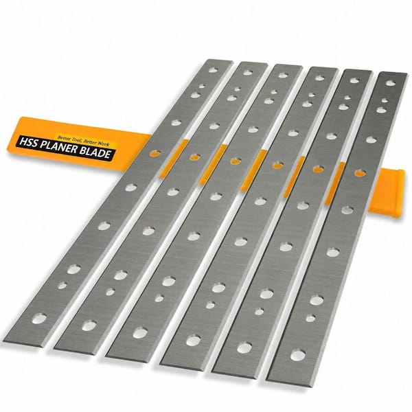 13 in. High Speed Steel Planer Blades with Double Edge for DW735 7352 735X Thickness Planer 3-Pieces Pack