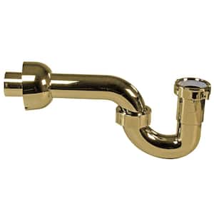 1-1/2 in. ABS Slip-Joint P-Trap in Polished Brass