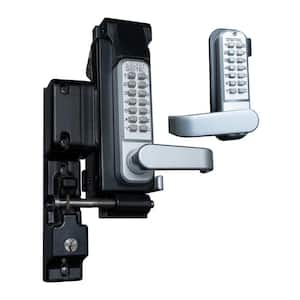 SUMO GL2 Satin Chrome/Marine Grade Double Combination Surface Mount Gate Lock