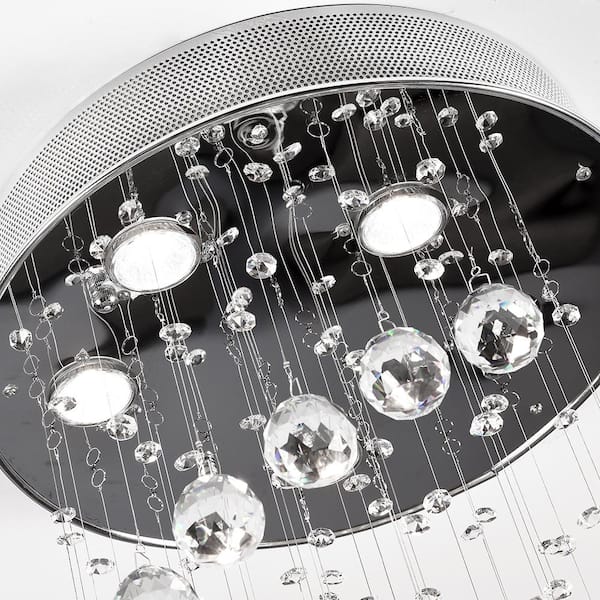Maxax Albany 5-Light Clear Unique Tiered Chandelier with Maxax Albany 5-Light Clear Unique Tiered Chandelier with
