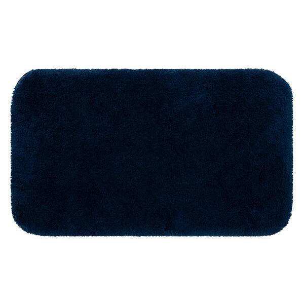Mohawk Home Riverside Navy 20 in. x 34 in. Nylon Machine Washable Bath Mat