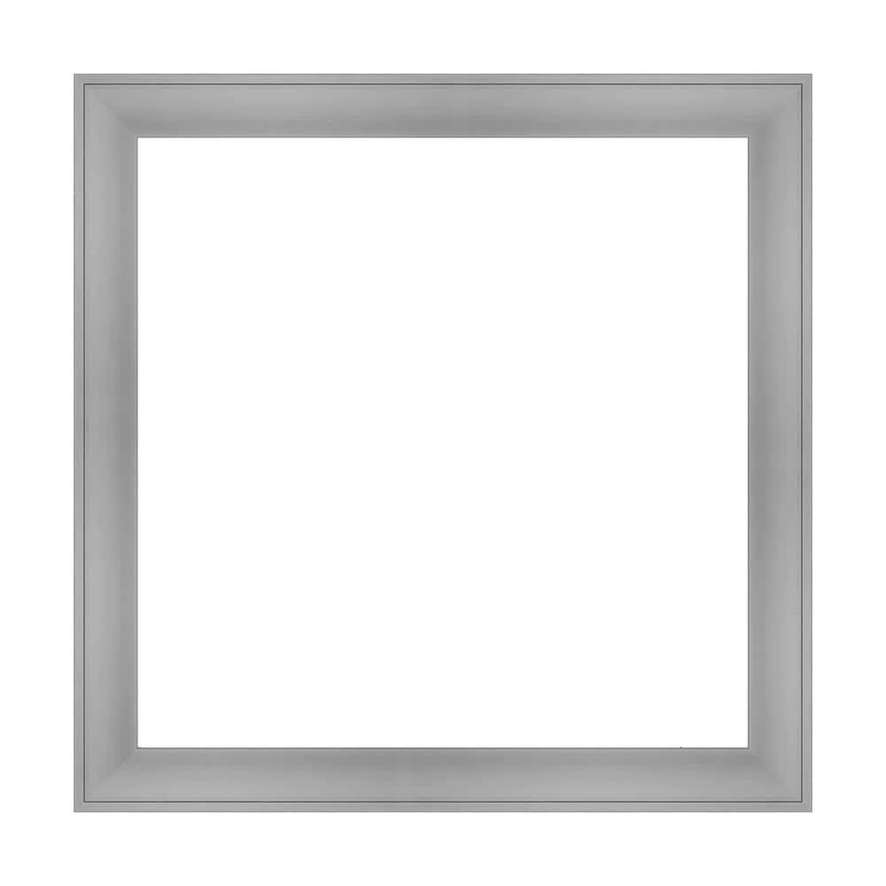 Mirror Makeover Flair Polished Nickel 25.25 in. W x 25.25 in. H Bathroom Mirror Frame Border Kit-Fits a 24 x 24 mirror price history on PriceWatchPro