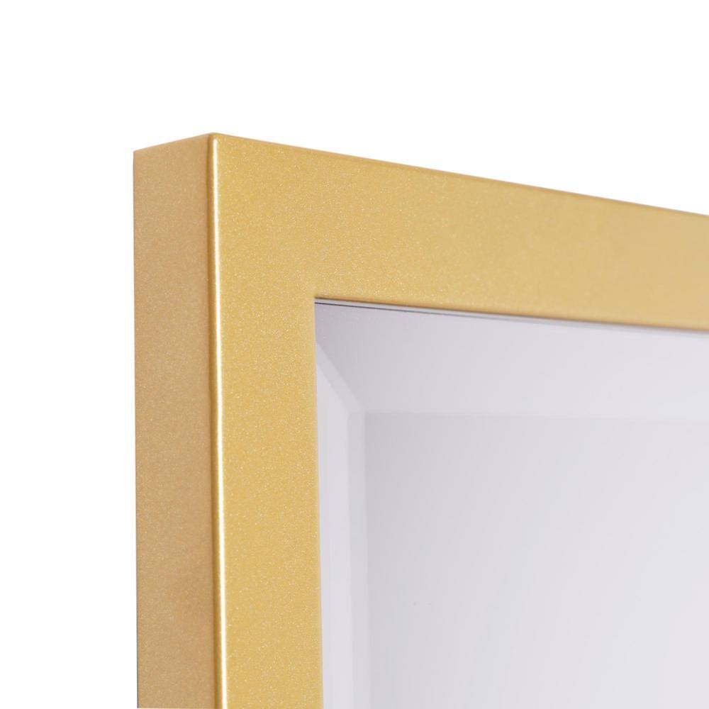 Gold Framed Beveled Edge Rectangular Wall Mirror 24" x 30"