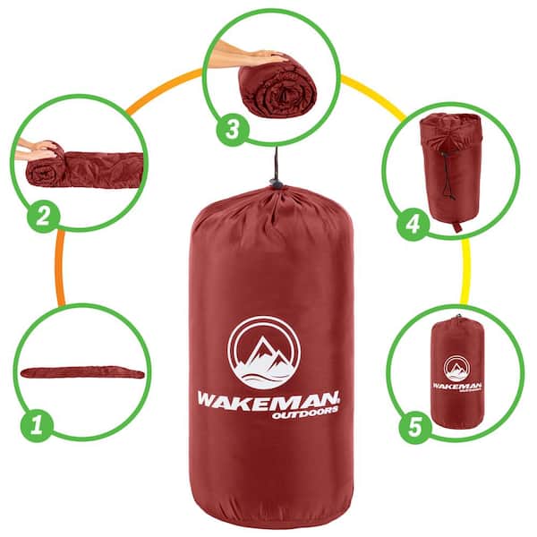 コールマン　Extreme Weather Mummy Sleeping Bag Wakeman Outdoors Mummy Sleeping Bag - Adult Cold Weather