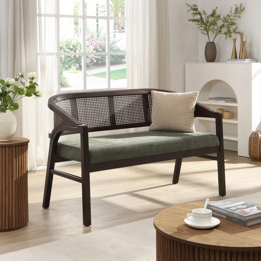 CHRISTOPHER KNIGHT HOME Rita Boho 46.25 Curved Cane Fabric