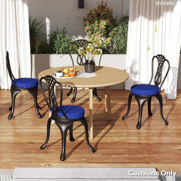 Outsunny 15 in. x 3 in. Outdoor Chair Cushions of 4 of Pieces