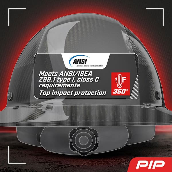 PIP Dynamic Wolfjaw Glossy Black Type 1-Class C Full Brim