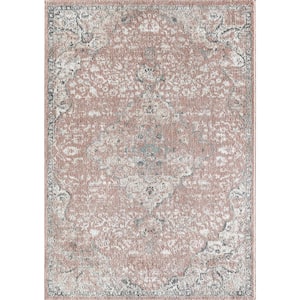 Rugs America Pink Amaranth 8 ft. x 8 ft. Indoor Area Rug