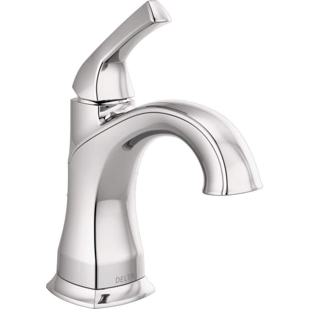 Delta - Portwood Single Hole Single-Handle Bathroom Faucet in Chrome
