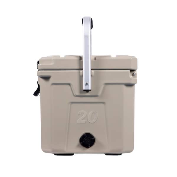 Camp-Zero 20L - 21 Qt. Premium Cooler in Beige CZ20L-B - The Home