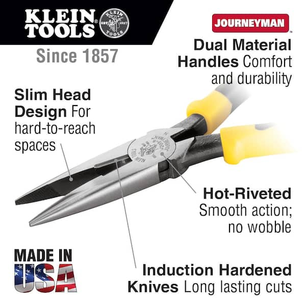 Pliers, Needle Nose Side-Cutters, 7-Inch
