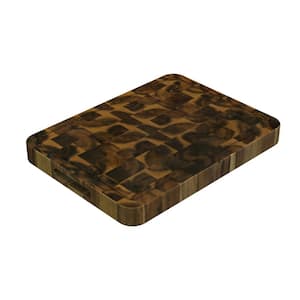 1.3 ft. L x 12 in. D, Acacia Butcher Block Chopping Board Countertop in Brown with Square Edge