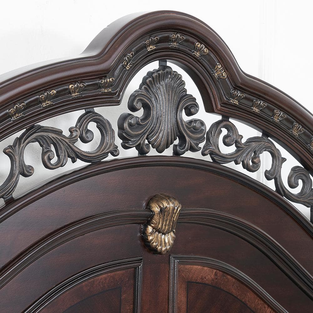 Steve Silver Monte Carlo Rich Cocoa Chocolate Queen Bed Complete