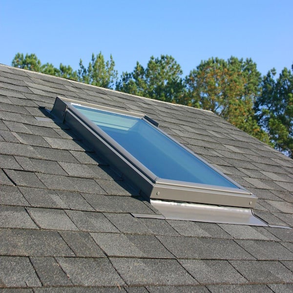 The 54.44 with VELUX Laminated in x in Home - Skylight Glass 30.06 Fixed Low-E3 Deck-Mount 2004 Depot M08 FS