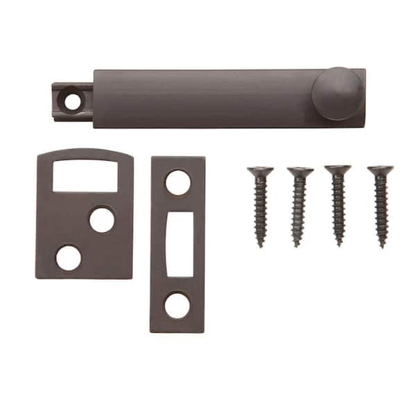 Everbilt 2-1/2 in. Oil-Rubbed Bronze Surface Bolt