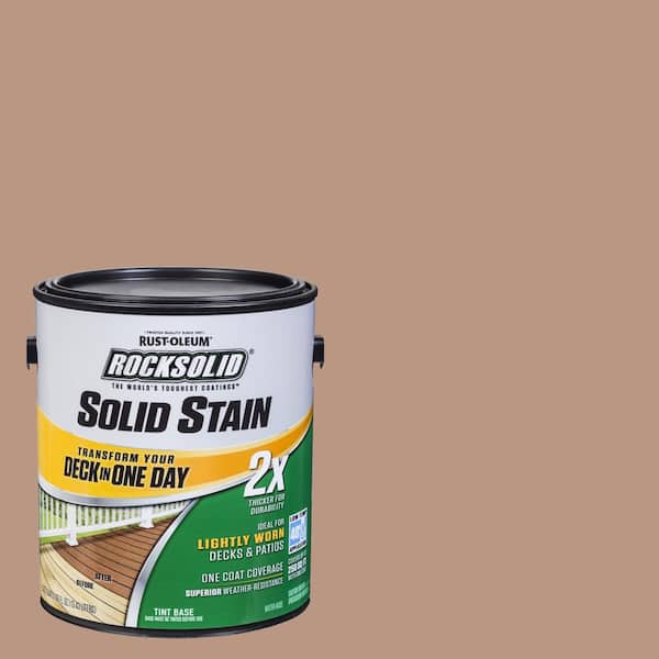 1 gal. Buckskin Exterior 2X Solid Stain