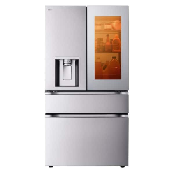 LG 29 cu. ft. Standard Depth MyColor Mirrored InstaView 4-Door