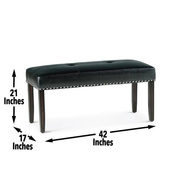 Vinyl dining bench discount