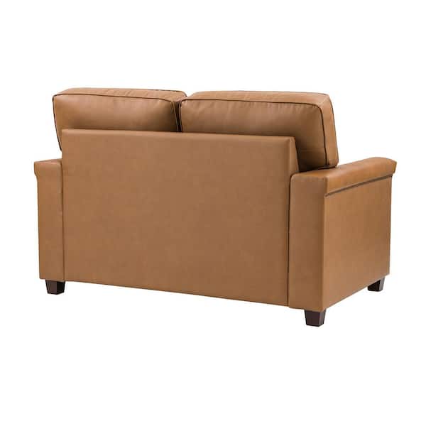 a. dépêche' VIDER sofa camel oil leather Amazon.com: HULALA HOME Genuine Leather Sofa 3-Seater Couch