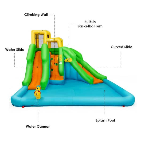 Inflatable water hot sale slide tesco