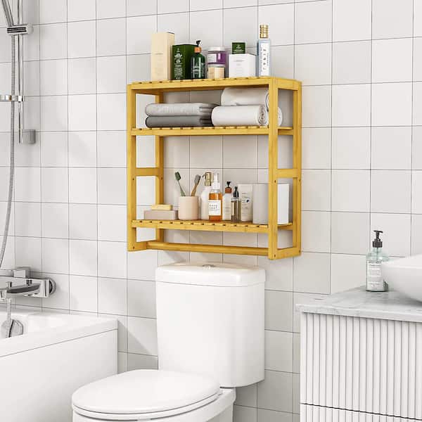 Allied Brass 22 in. L x 12 in. H x 5 in. W 2-Tier Clear Glass Bathroom Shelf  with Towel Bar in Oil Rubbed Bronze P1000-2TB/22-GAL-ORB - The Home Depot