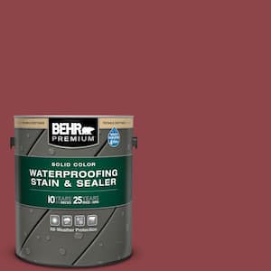 1 gal. #MQ1-09 Haute Couture Solid Color Waterproofing Exterior Wood Stain and Sealer