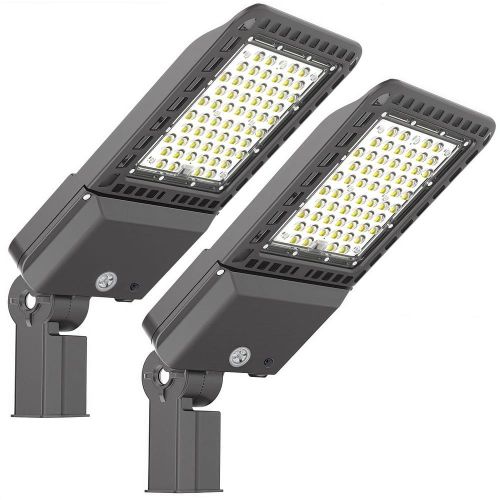 1000-Watt Equivalence Integrated LED Bronze Outdoor Parking Lot Area Light w/Photocell, 5000K White, 28000 Lumens-2PACK price history on PriceWatchPro