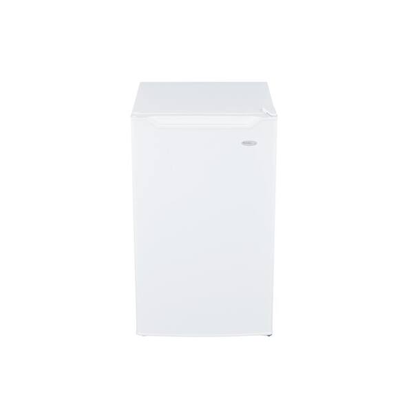 Danby 4 4 Cu Ft Mini Fridge In White With Freezer Section Dcr044b1wm The Home Depot