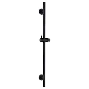30 in. Adjustable Slide Bar for Handheld Showerheads in Matte Black