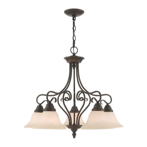 Coronado 5 Light Imperial Bronze Chandelier