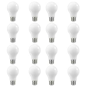 60-Watt Equivalent A19 Dimmable Frosted Filament LED Light Bulb Daylight (16-Pack)