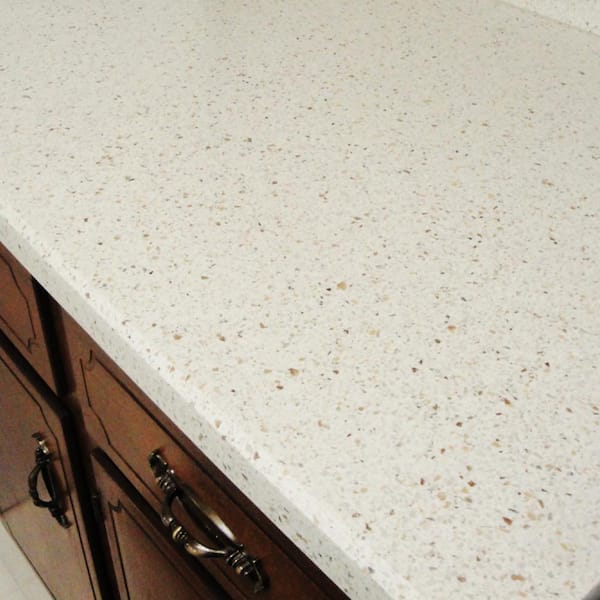 HI-MACS 2 in. x 2 in. Solid Surface Countertop Sample in Ripe