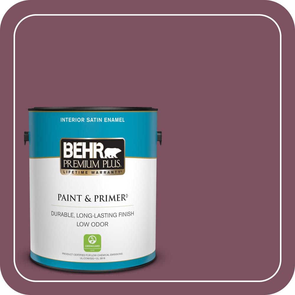 1 gal. #PPU1-19 Classic Berry Satin Enamel Low Odor Interior Paint & Primer price history on PriceWatchPro