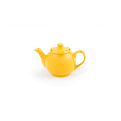 6-Cup Yellow Earthenware Teapot
