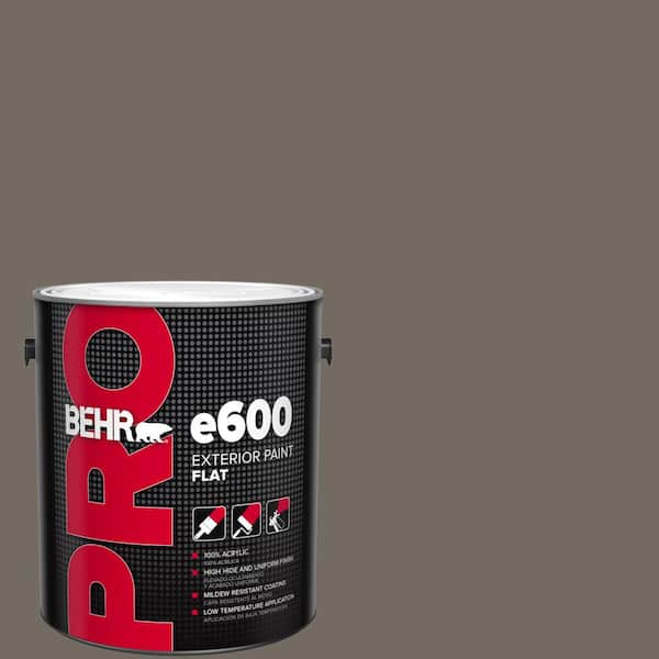 BEHR PRO 1 gal. #PPU24-04 Burnished Pewter Flat Exterior Paint